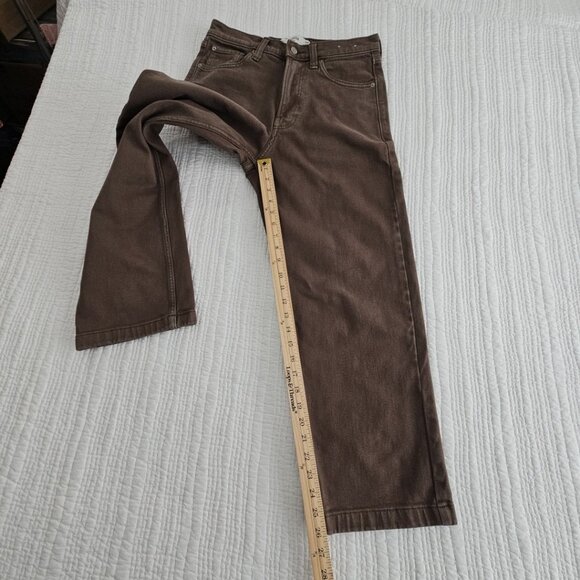 Hollister Baggy Jeans Men's 29x30 High-Rise Brown Denim Vintage EUC Wide Leg - Picture 14 of 15